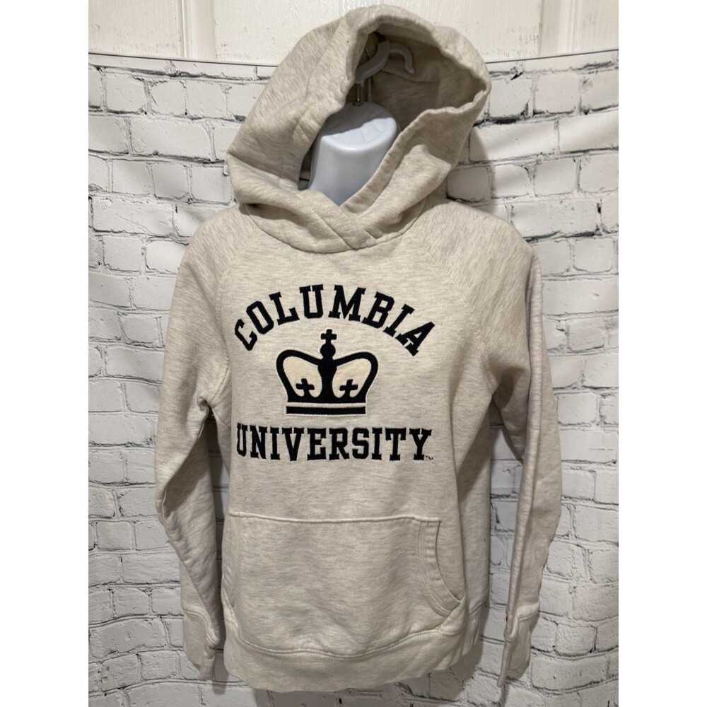 COLUMBIA UNIVERSITY Adult Small Gray Pullover College long sleeve Hoodie Small